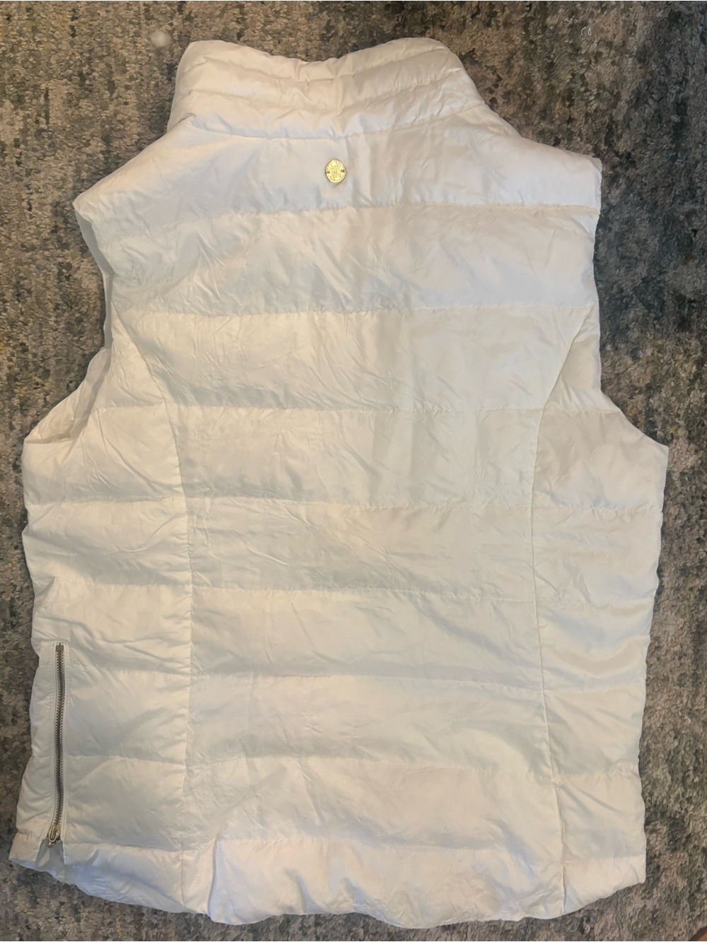 Lilly Pulitzer NWOT $228 PEMBROOKE VEST, COCONUT Size Large - Picture 7 of 9
